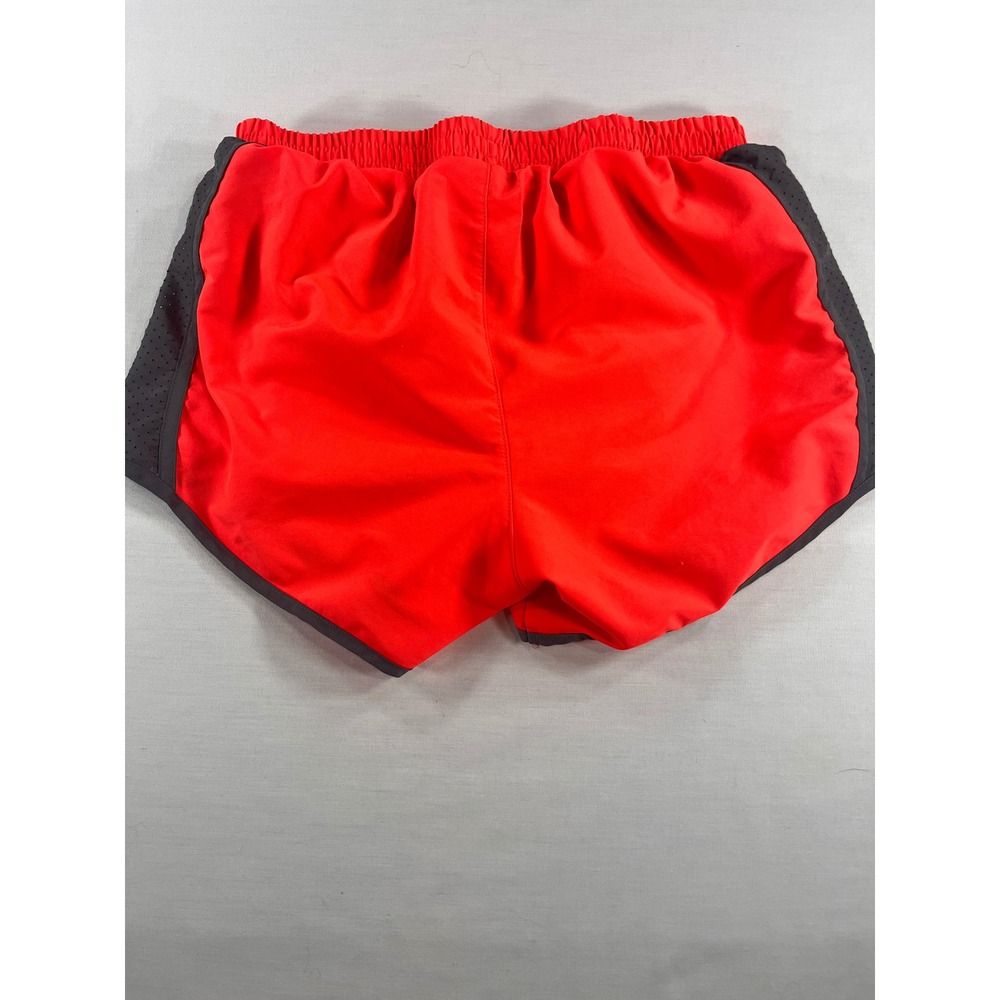 Under Armour Womens XS HeatGear Athletic Shorts Bundle Neon Orange Blue 2pk - Picture 14 of 16